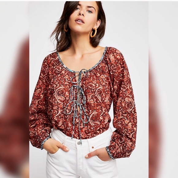 Free People Tops - Free People Peace Love Pullover Size Small